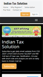 Mobile Screenshot of indiantaxsolutions.com